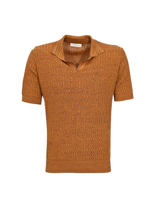 Polo texturizzata in cotone ROBERTO COLLINA | 261MYA1212443